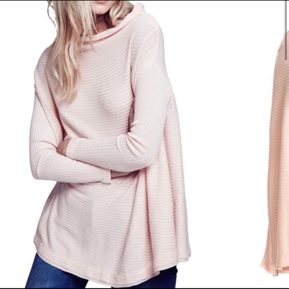 Free People Lover’s Split Ribbed Longsleeve - Picture 1 of 5